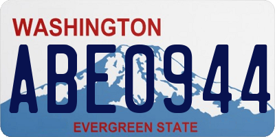 WA license plate ABE0944