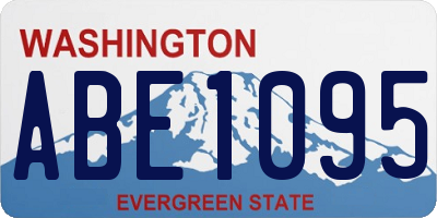 WA license plate ABE1095