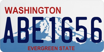 WA license plate ABE1656