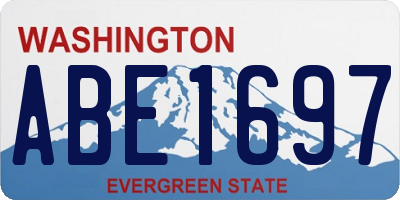 WA license plate ABE1697