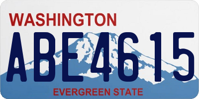 WA license plate ABE4615