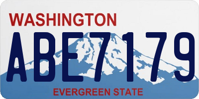 WA license plate ABE7179