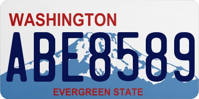 WA license plate ABE8589