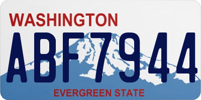 WA license plate ABF7944