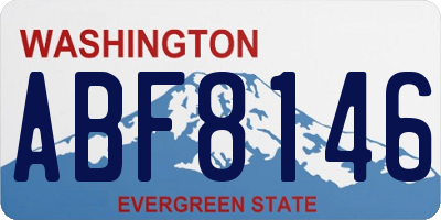 WA license plate ABF8146