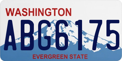 WA license plate ABG6175