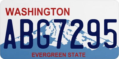 WA license plate ABG7295