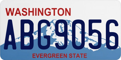 WA license plate ABG9056