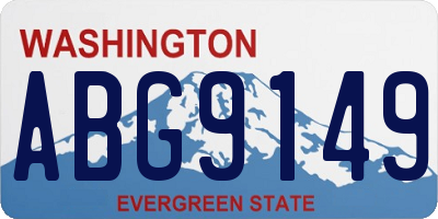 WA license plate ABG9149