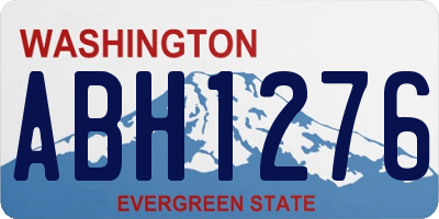 WA license plate ABH1276