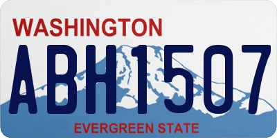 WA license plate ABH1507