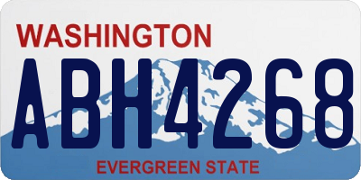 WA license plate ABH4268