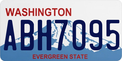 WA license plate ABH7095