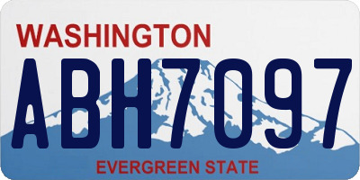 WA license plate ABH7097