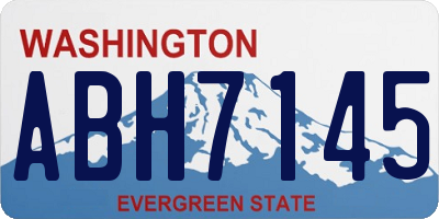WA license plate ABH7145