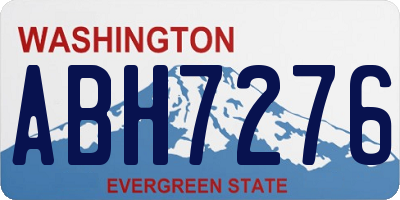 WA license plate ABH7276