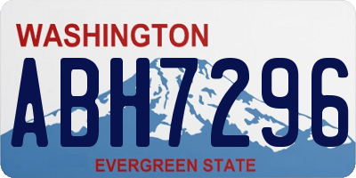 WA license plate ABH7296