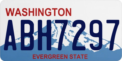 WA license plate ABH7297