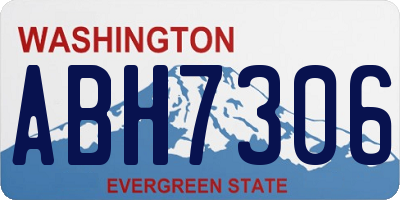 WA license plate ABH7306