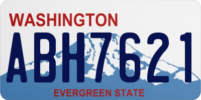 WA license plate ABH7621