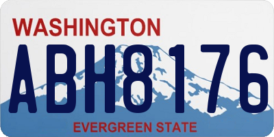 WA license plate ABH8176