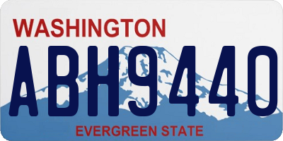 WA license plate ABH9440