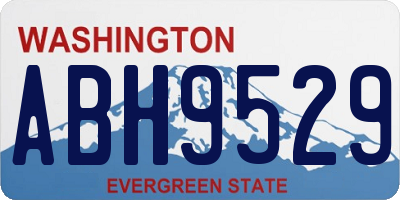 WA license plate ABH9529