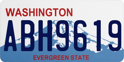 WA license plate ABH9619