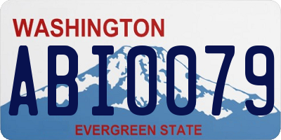 WA license plate ABI0079