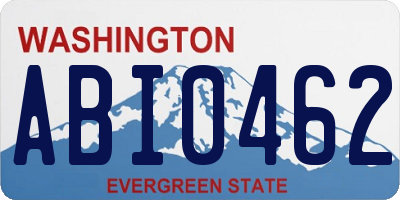 WA license plate ABI0462