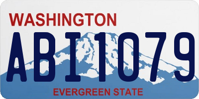 WA license plate ABI1079