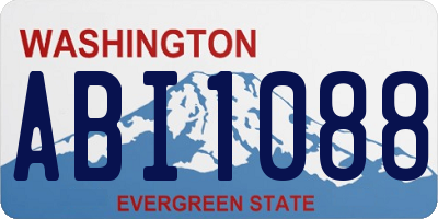 WA license plate ABI1088
