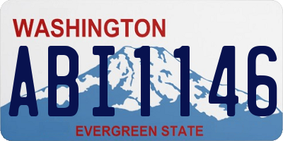 WA license plate ABI1146