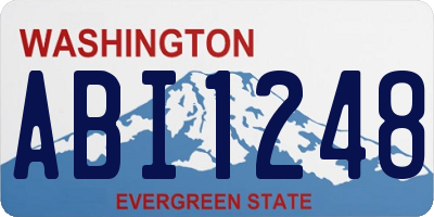 WA license plate ABI1248