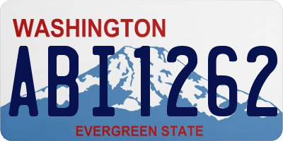WA license plate ABI1262