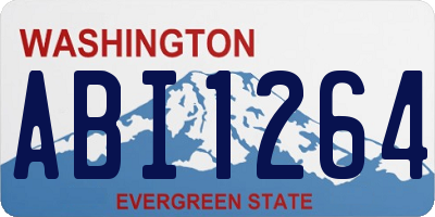 WA license plate ABI1264