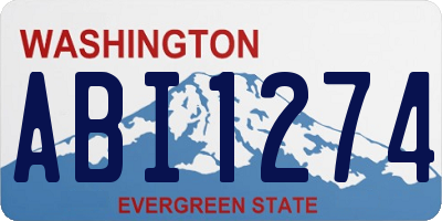 WA license plate ABI1274