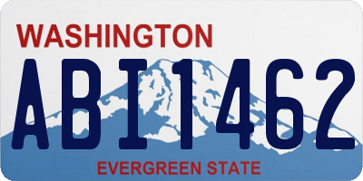 WA license plate ABI1462