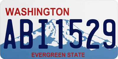 WA license plate ABI1529