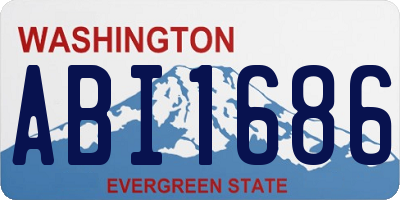 WA license plate ABI1686