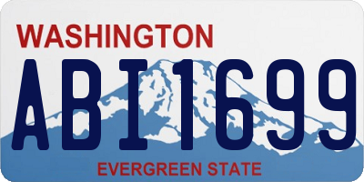 WA license plate ABI1699
