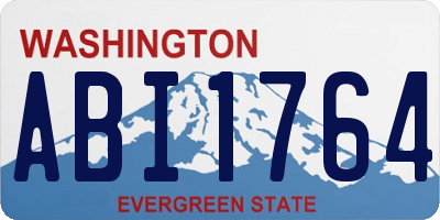 WA license plate ABI1764