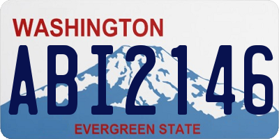 WA license plate ABI2146