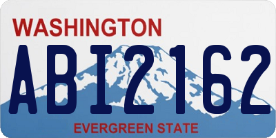 WA license plate ABI2162