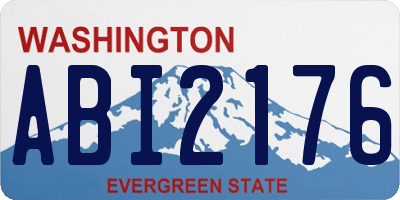 WA license plate ABI2176