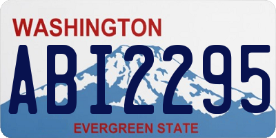 WA license plate ABI2295