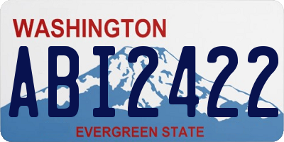 WA license plate ABI2422