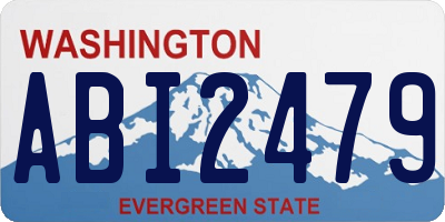 WA license plate ABI2479