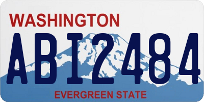 WA license plate ABI2484