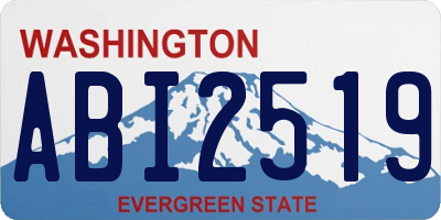 WA license plate ABI2519